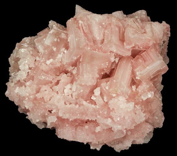 Pink Halite Crystal Plate - Trona, California #40551